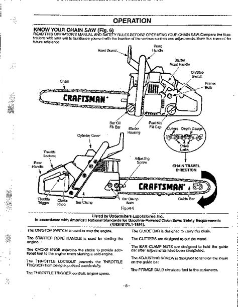 craftsman chainsaw owners manual|craftsman owners manual pdf.